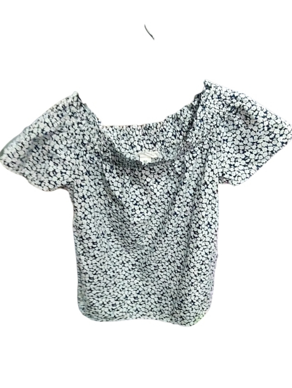 H&M L.O.G.G  Floral 100% Cotton Short Sleeve Top